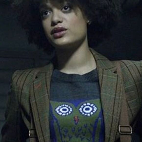 Daniel Cremiux Gray Sheila Owl‎ Short-Sleeve Sweater - Picture 2 of 5